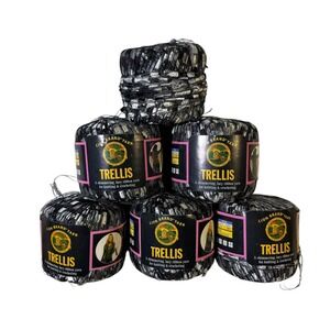 6 Lion Brand Yarn Trellis Night Life Bulky Ribbon Yarn Crochet Art 500 Color 301